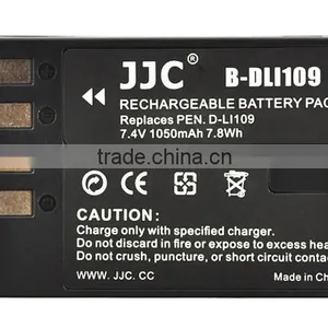 JJC 7.4V 1050mAh Li-ion Battery Pack Rechargeable Battery For Pentax B-DLI109 Battery thumbnail-2
