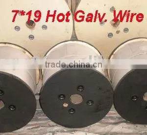 7*19 Hot Galvanized Wire Rope for Fishing thumbnail-1