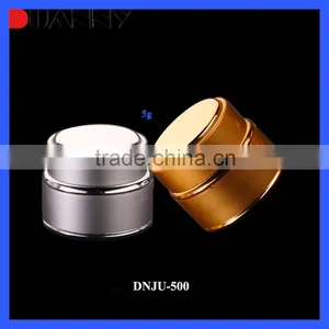 7G 15G 20G 30G 50G 100G 200G High Quality Luxury Round Acrylic Cream Cosmetic Jar Aluminium thumbnail-1