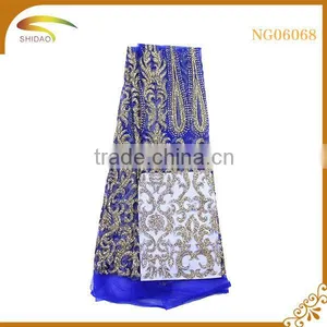 Custom Wholesale Garment Accessories African Tulle French Lace Trim Floral thumbnail-5