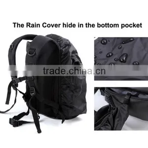 Camera Bag DSLR SLR Laptop Backpack Rucksack Bag Case For Nikon Sony Canon Black thumbnail-5