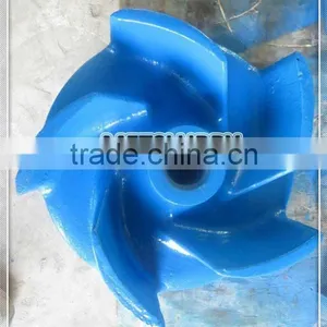High Chrome 27% & Rubber Slurry Pump End Parts Impeller thumbnail-1