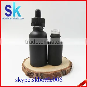 Black Matte Glass 30ml Dropper Bottle for Smoke Oil Supplier's Choice thumbnail-3