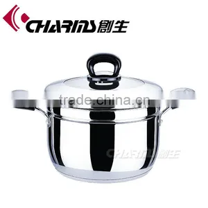 NEW And Best Charms Stainless Steel Steamer Pot Cookware Set SB-RS22 thumbnail-1