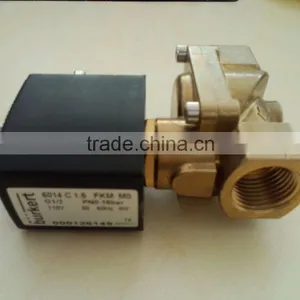 Rotary Air Compressor Equipment 1/2" Thread Solenoid Valve 24V/220V thumbnail-1
