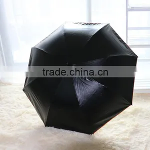 Black Outside C Handle Inverted Advertising/promotion/golf Umbrella thumbnail-2