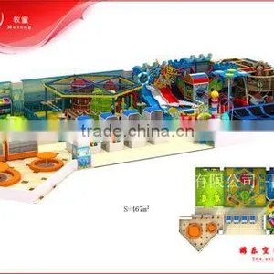 2016 Hot Free Design Indoor Playground,Manufacture Soft Playground For Sale thumbnail-1