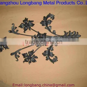 Hand Forged Steel Fence Parts for Gate Fence Bed thumbnail-1
