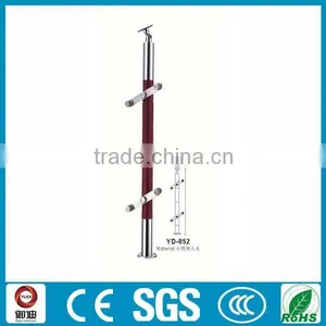 Hot Sale Steel Wood Baluster for Glass Railings thumbnail-3