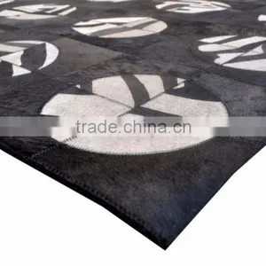 Hair-On Cowhide Leather Carpet M-41 thumbnail-2