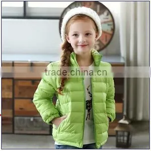 Unisex Style Kids' Lightweight Down Jacket With Small Packing Bag thumbnail-1
