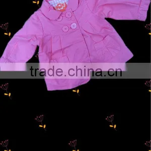 Girls Wind Jacket Latest Designed Hight Quality Children Jacket Outerwear Baby Girls Pink Blazer Jacket Pink Coat thumbnail-1