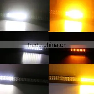 Amber Led Flashing Light, Led Light Bar 12v, 20 Inch Dual Color Light Bar thumbnail-5