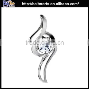 Custom Wholesale Jewelry 925 Sterling Silver Crystal Ball Pendants thumbnail-4