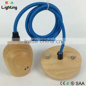 Centerpieces Light Custom E26 Wood Suspended Light Cord Set thumbnail-1