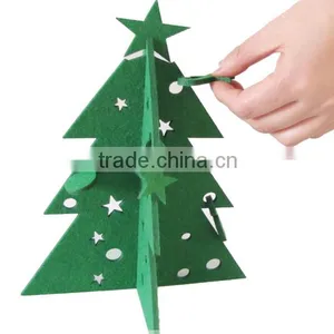 Felt Christmas Tree for Christmas Ornament Home Decor Teda Christmas Tree Felt Ornaments Hangings Decorations thumbnail-1