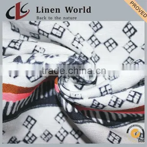3024 30/2*14 47*58 53/54" Printed Linen Rayon Fabric thumbnail-1