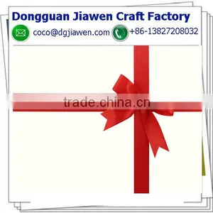 Red Satin Ribbon Flower thumbnail-1