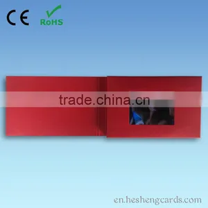 Top Quality 2.4"customized Lcd Video Greeting Card for Birthday Gift,business Invitation thumbnail-2