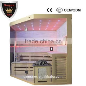 Chinese Factory Modern Design Wooden Sauna Room With Music thumbnail-1