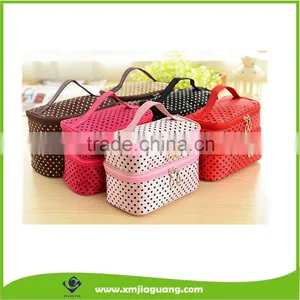 Cheap Price Big Capacity Womens Fashion Cosmetic Bag Set Travel Hanging Toiletry Bag thumbnail-1