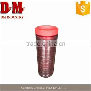 Popular China 450ml Double Wall Plastic Coffee Cup With Lid thumbnail-1