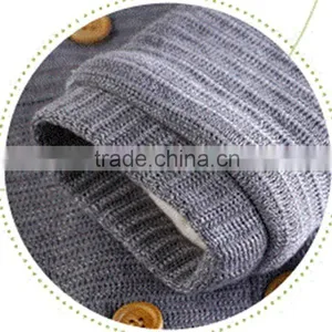 2016 Latest Design Boys Cotton Knitted Windproof Waterproof Hooded Trench Cardigan thumbnail-6