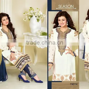 LATEST EXCLUSIVELY DESIGNER STRAIGHT CUT SALWAR thumbnail-6