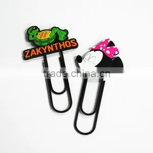 Colorful Funny Soft Pvc Clear Plastic Paper Hanging Paper Clip thumbnail-1