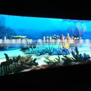 High Contrast Theatre Fabric / Fixed Frame Screen for High Level Home Theater thumbnail-2