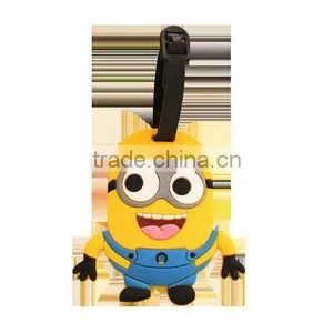 2016 Cheap Custom Design Standard Size Cute Luggage Tags Rubber for Trip thumbnail-6