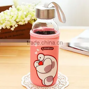 2016 Top Quality the Hot Lovely Glass Water Bottle Can be Customized thumbnail-4