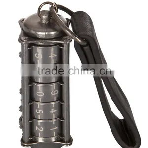 Metal Cylinder Design DaVinci Cryptex Style 128GB USB Flash Drive With 5 Digit Code Secure Pendrive thumbnail-1