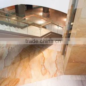 Natural Quarzite Slab - Golden Macauba thumbnail-4