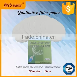 Gold Supplier 11cm Qualitative Filter Paper for Lab thumbnail-1