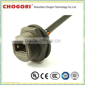 Rj45 Panel Mount Waterproof Connector thumbnail-1