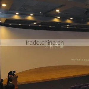 16:9 76" Flexible White Curved Fixed Frame Projection Screen thumbnail-3