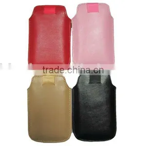 Smartphone PU Leather Sleeve Pouch Cases thumbnail-5