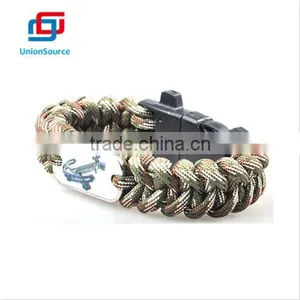 Custom Logo Nautical Paracord Survival Anchor Shackle Bracelet thumbnail-3