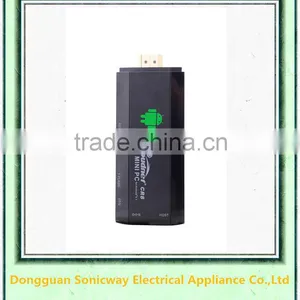Factory Supply RK3066 Dual Core CR8 Cortex A9 Process 1.6GHz 1G RAM 8G ROM Bluetooth Android 4.4smart tv Stick Mini pc thumbnail-1