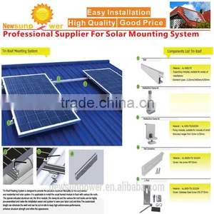 Pitched Roof Solar Panel Mounting Structures thumbnail-1