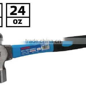 24 OZ Fiber Handle Ball Peen Hammer Sizes thumbnail-1