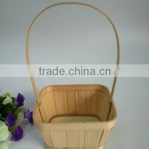 Bamboo Weaving Flower Hanging Basket thumbnail-1