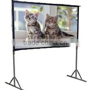 Format 16:9 84 Inch Fast Fold Projection Screen/portable Projector Screen/big Size Projection Screen thumbnail-1