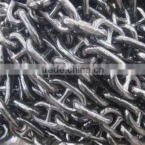 Black Marine Stud Chain Mooring Anchor Chain thumbnail-5