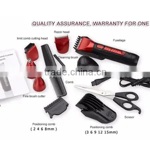 JIAMEI JM-8058 Rechargeable 5in1 Full-body Men Trimmer Hair Clipper Trimer Electric Shaver Beard Nose Care Styling Tools Set thumbnail-2