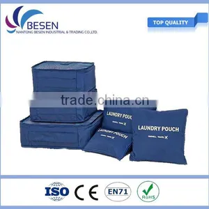 6 PCS Travel Luggage Packing Cube Bag Set Clothes Storage Bags Travel Kit thumbnail-2