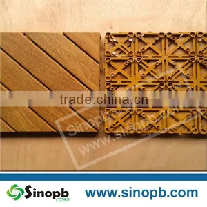 Cumaru DIY Outdoor Flooring, DIY Outdoor Wood Deck Tile 300*300 thumbnail-4
