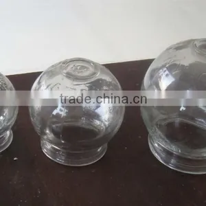 Different Sizs Chinese Traditional Therapy Cupping Glass Cups 5 Set thumbnail-1