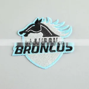 Customized Fabric Woven Badge Overlock Embroidered Border Patch thumbnail-4